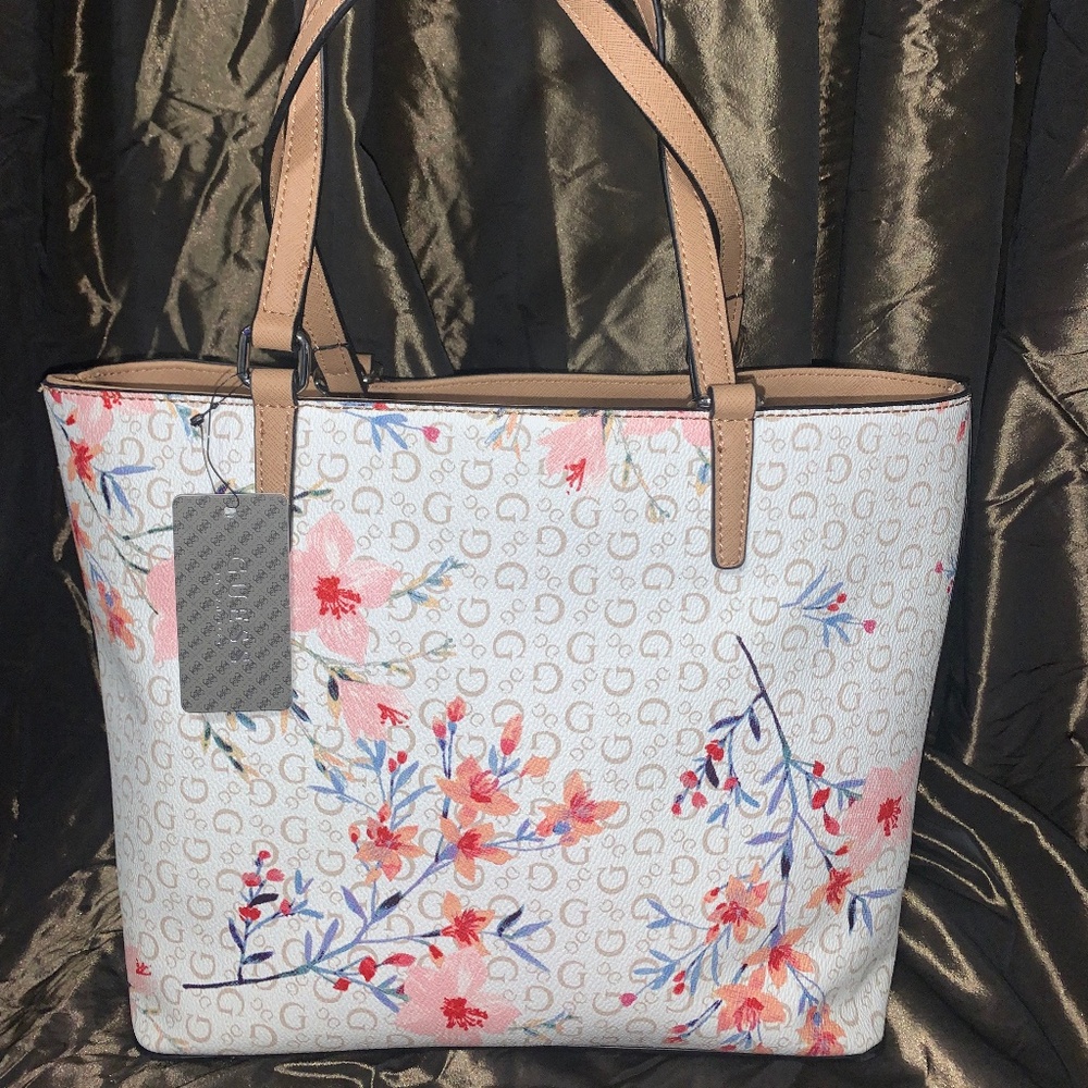 Guess Leather Tote Bag